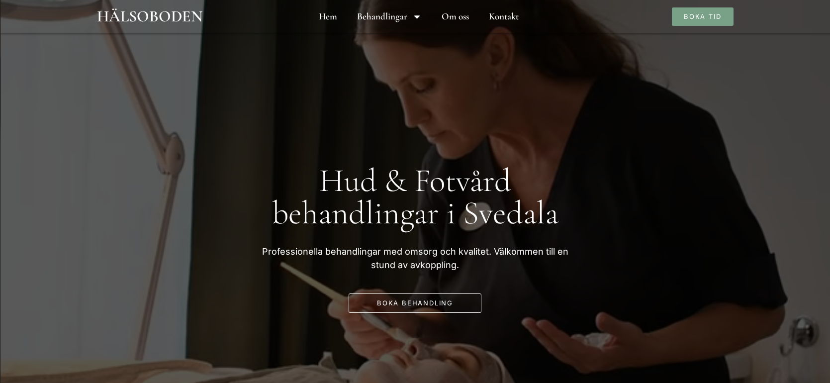 Hälsoboden Svedala, case från Zelius
